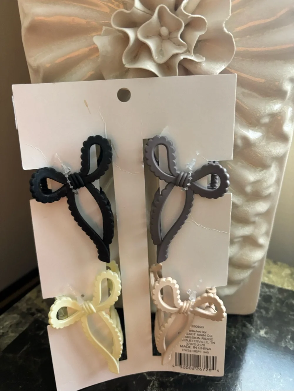 Hair accessories bundle  Double Large Grosgrain Hair Bows in Berry and Sage